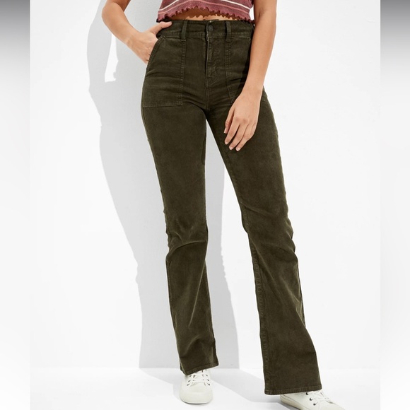 American Eagle Outfitters Pants - American Eagle Corduroy High Waist Flare Pants
